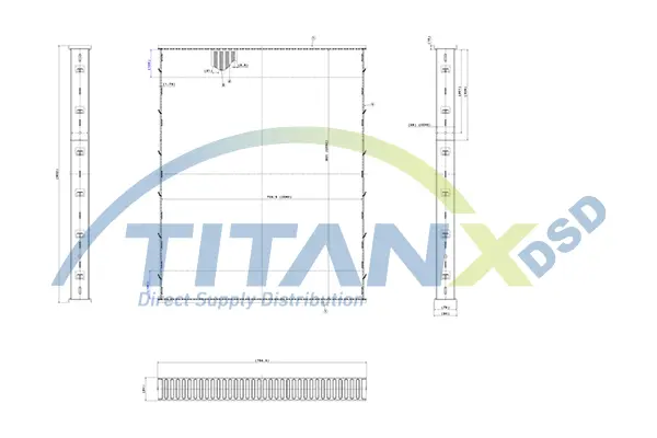 Radiator Core, intercooler TitanX 