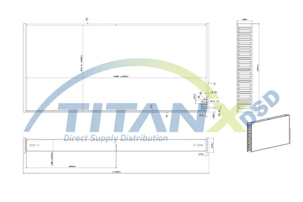 Radiator Core, intercooler TitanX 
