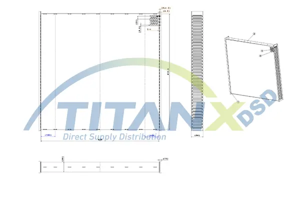 Radiator Core, intercooler TitanX 