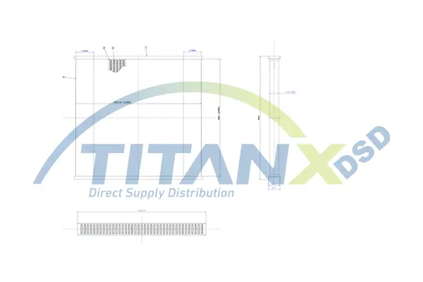Radiator Core, intercooler TitanX 
