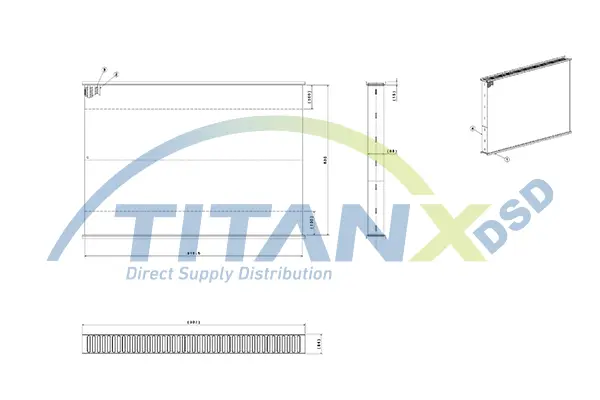 Radiator Core, intercooler TitanX 
