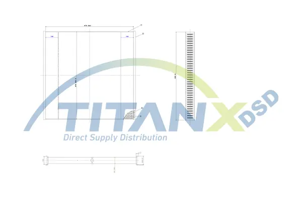 Radiator Core, intercooler TitanX 