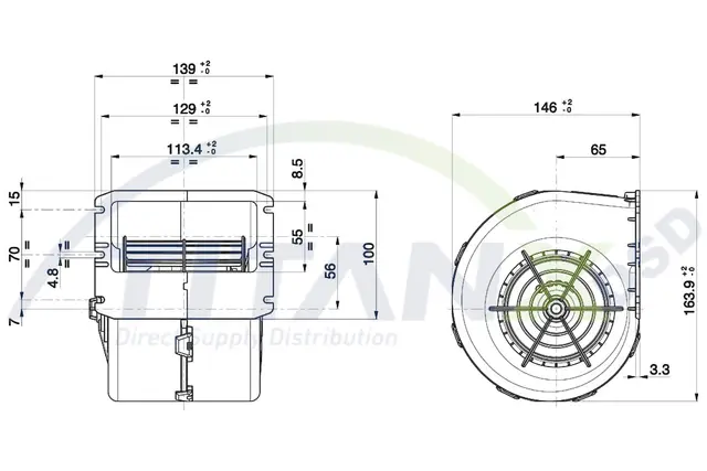 Cabin Blower TitanX 