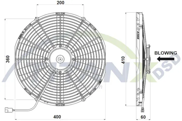 Fan, Engine cooling TitanX 