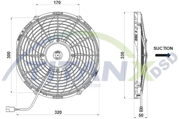 Fan, Engine cooling TitanX 
