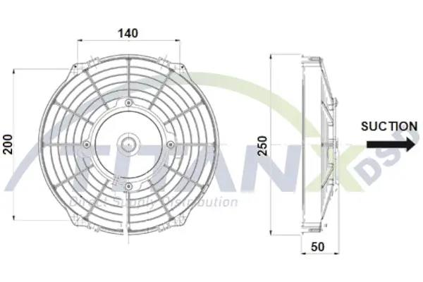 Fan, Engine cooling TitanX 
