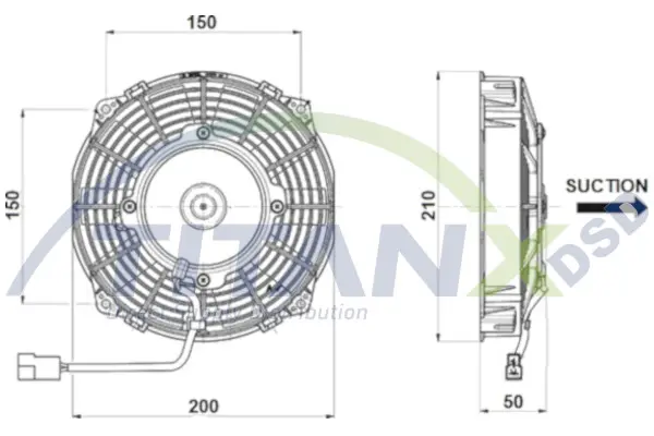 Fan, Engine cooling TitanX 