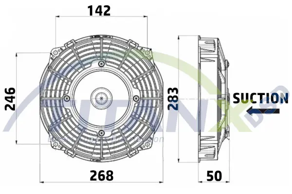 Fan, Engine cooling TitanX 