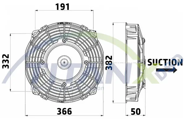 Fan, Engine cooling TitanX 
