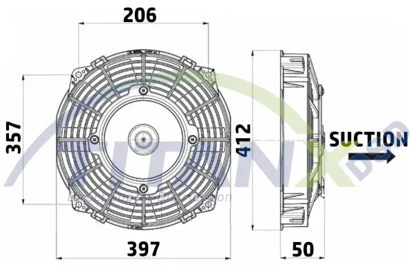 Fan, Engine cooling TitanX 