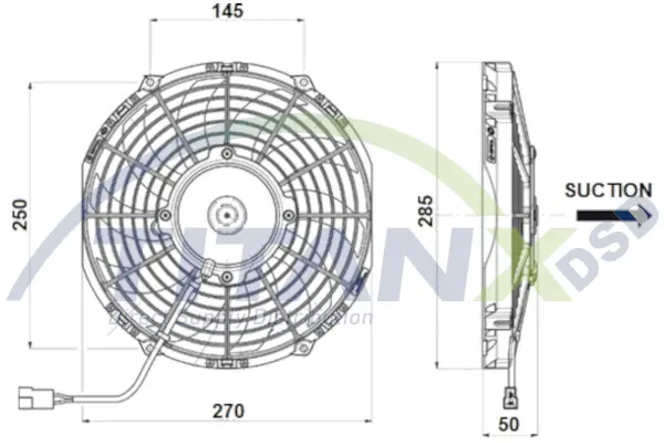 Fan, Engine cooling TitanX 