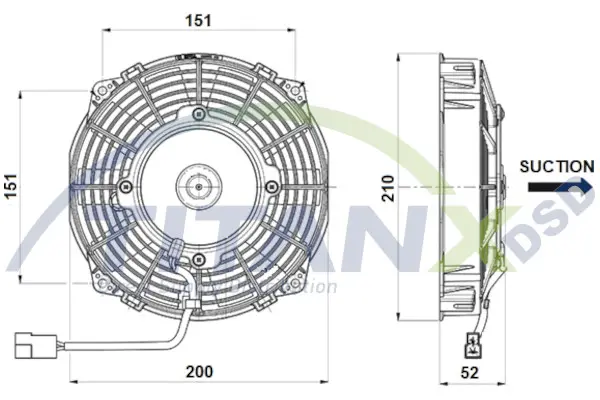Fan, Engine cooling TitanX 