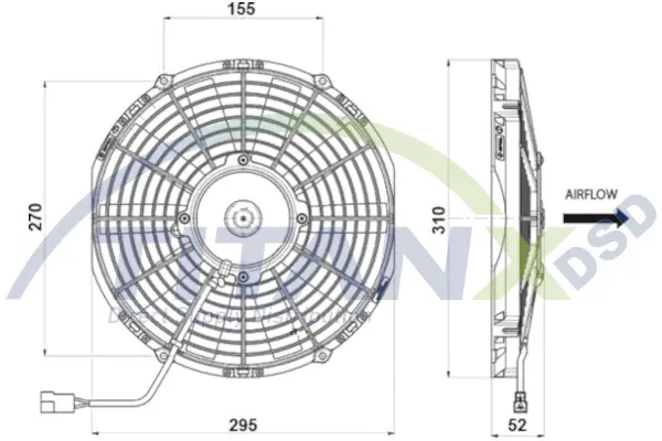 Fan, Engine cooling TitanX 