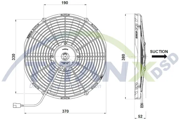 Fan, Engine cooling TitanX 