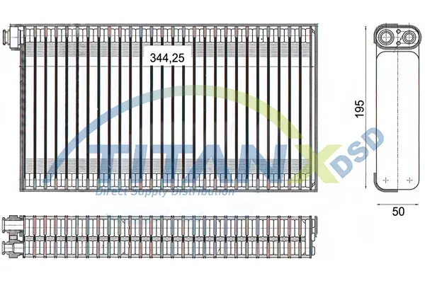 Evaporator, air conditioning TitanX 