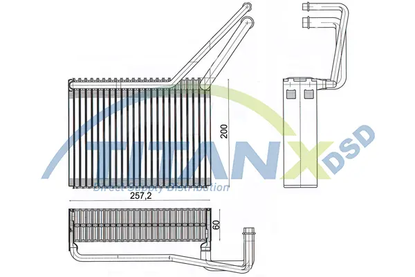 Evaporator, air conditioning TitanX 