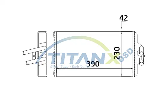 Heat Exchanger, interior heating TitanX 