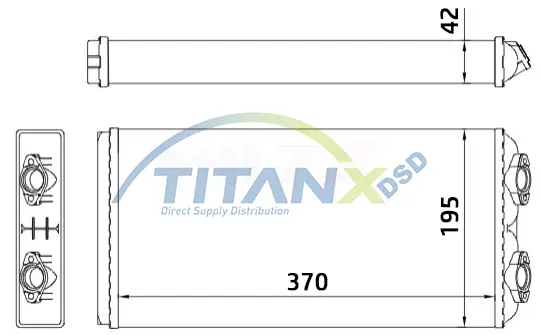 Heat Exchanger, interior heating TitanX 