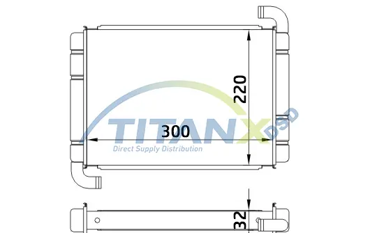Heat Exchanger, interior heating TitanX 