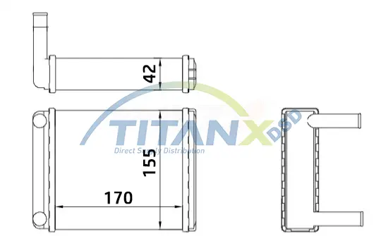 Heat Exchanger, interior heating TitanX 