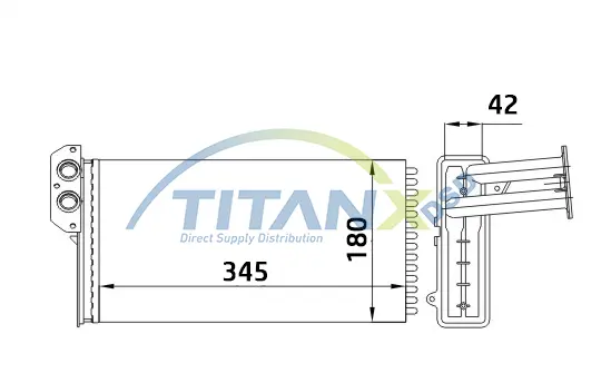Heat Exchanger, interior heating TitanX 