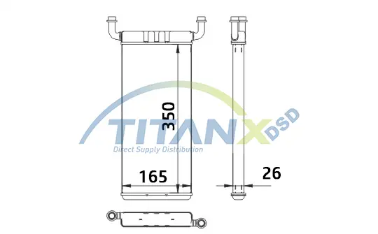 Heat Exchanger, interior heating TitanX 