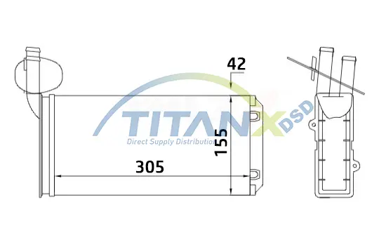 Heat Exchanger, interior heating TitanX 