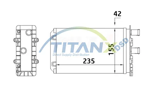 Heat Exchanger, interior heating TitanX 