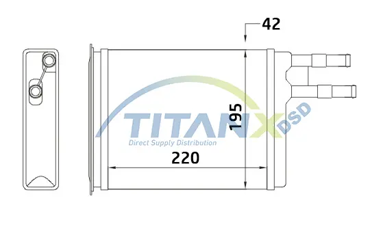 Heat Exchanger, interior heating TitanX 