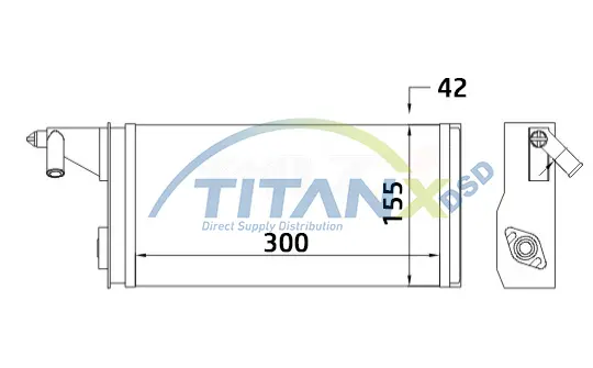 Heat Exchanger, interior heating TitanX 
