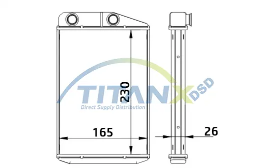 Heat Exchanger, interior heating TitanX 
