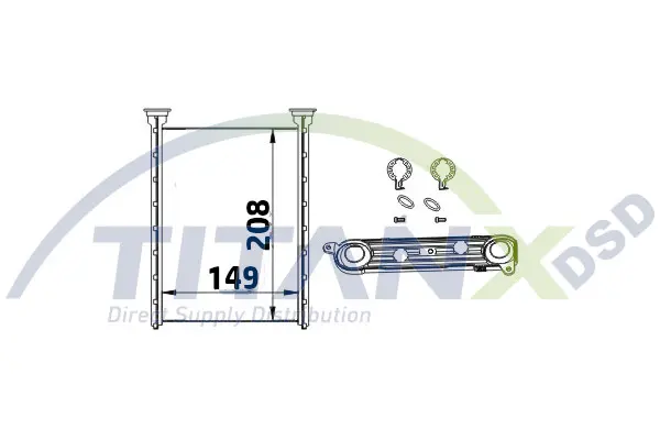 Heat Exchanger, interior heating TitanX 