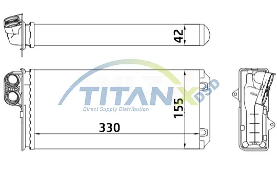 Heat Exchanger, interior heating TitanX 