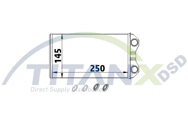 Heat Exchanger, interior heating TitanX 
