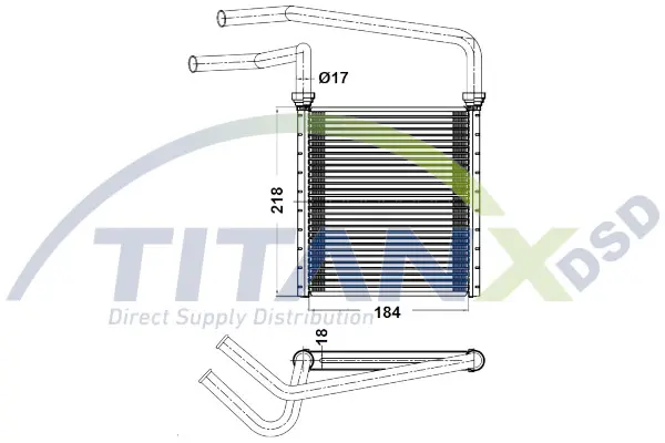 Heat Exchanger, interior heating TitanX 