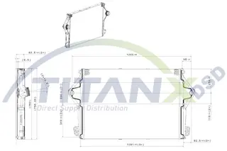 Intercooler Scania TitanX