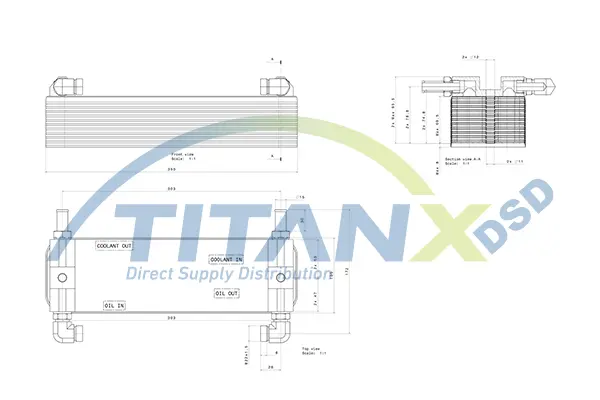 Oljekjøler TitanX 