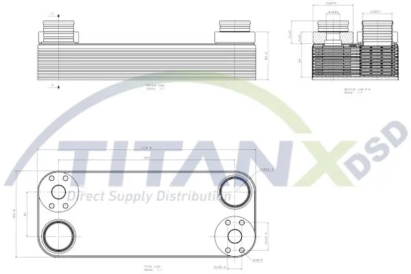Oljekjøler TitanX 