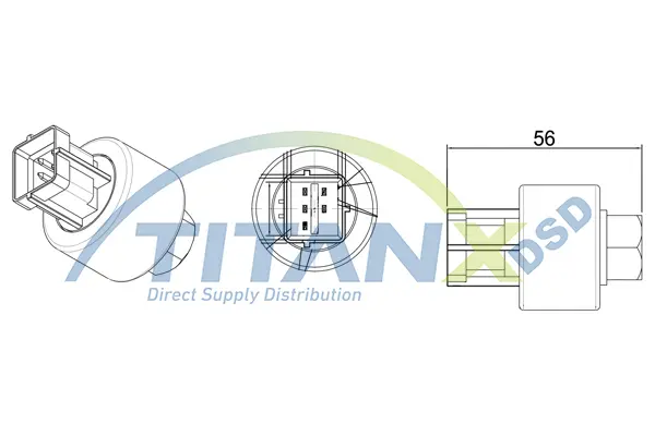 Pressure Switch, air conditioning TitanX 