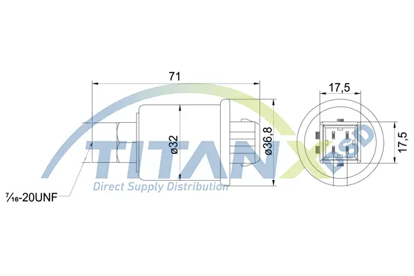 Pressure Switch, air conditioning TitanX 