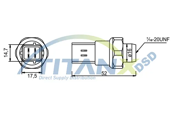 Pressure Switch, air conditioning TitanX 