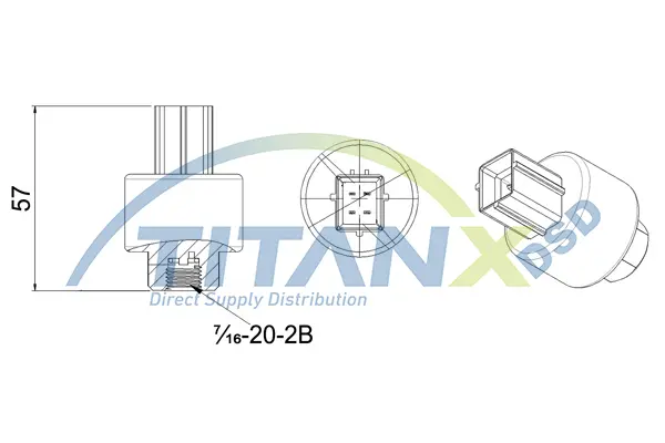 Pressure Switch, air conditioning TitanX 
