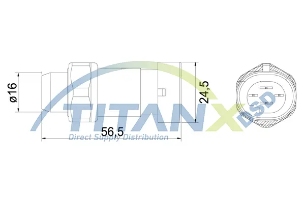 Pressure Switch, air conditioning TitanX 