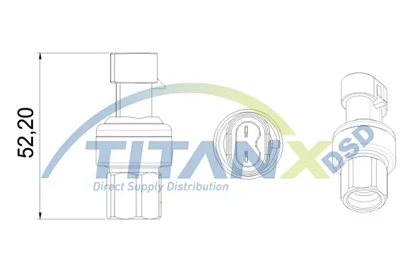 Pressure Switch, air conditioning TitanX 