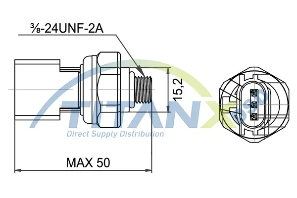 Pressure Switch, air conditioning TitanX 