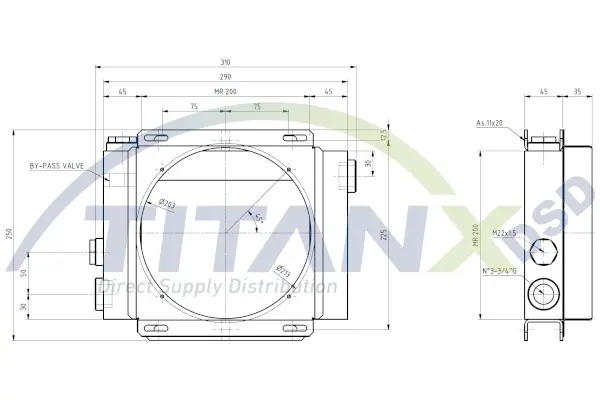 Hydraulic Oilcooler TitanX 