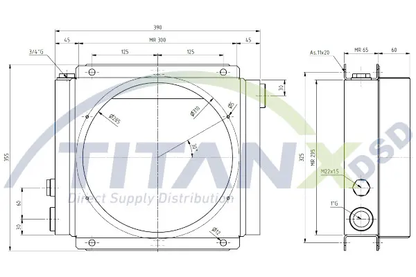 Hydraulic Oilcooler TitanX 