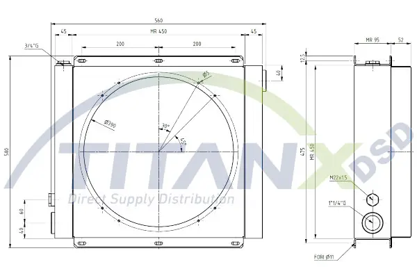 Hydraulic Oilcooler TitanX 