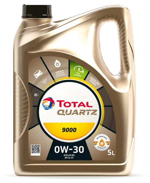 Quartz 9000 0W-30 5L Total 