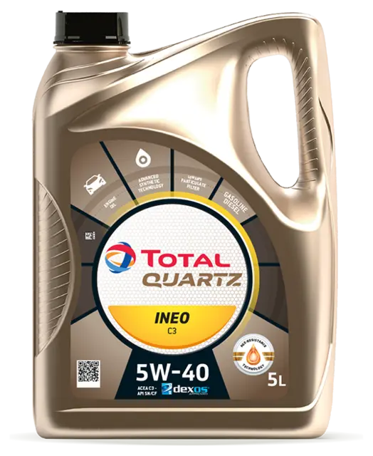 Quartz Ineo C3 5W-40 5L Total 